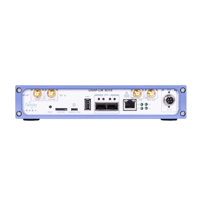 Ettus USRP N310 Kompatybilny. 4 kanały TX/RX AD9371 RF 10 MHz-6 GHz 100 MHz BW Każdy XilinxZynq-7100 SoC FPGA, 2 × SFP+ PortsUSRP Oprogramowanie zdefiniowane urządzenie radiowe